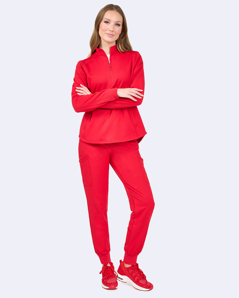 Ava Therese Half Zip Fleece Pull Over