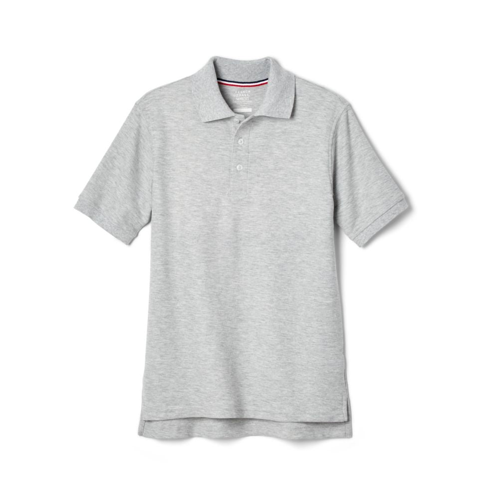 French Toast Mens Short Sleeve Pique Polo with Lenox Academy Logo
