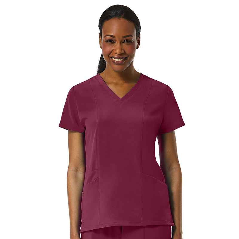 Clearance Maevn Pure Soft 3-Panels V-Neck Scrub Top