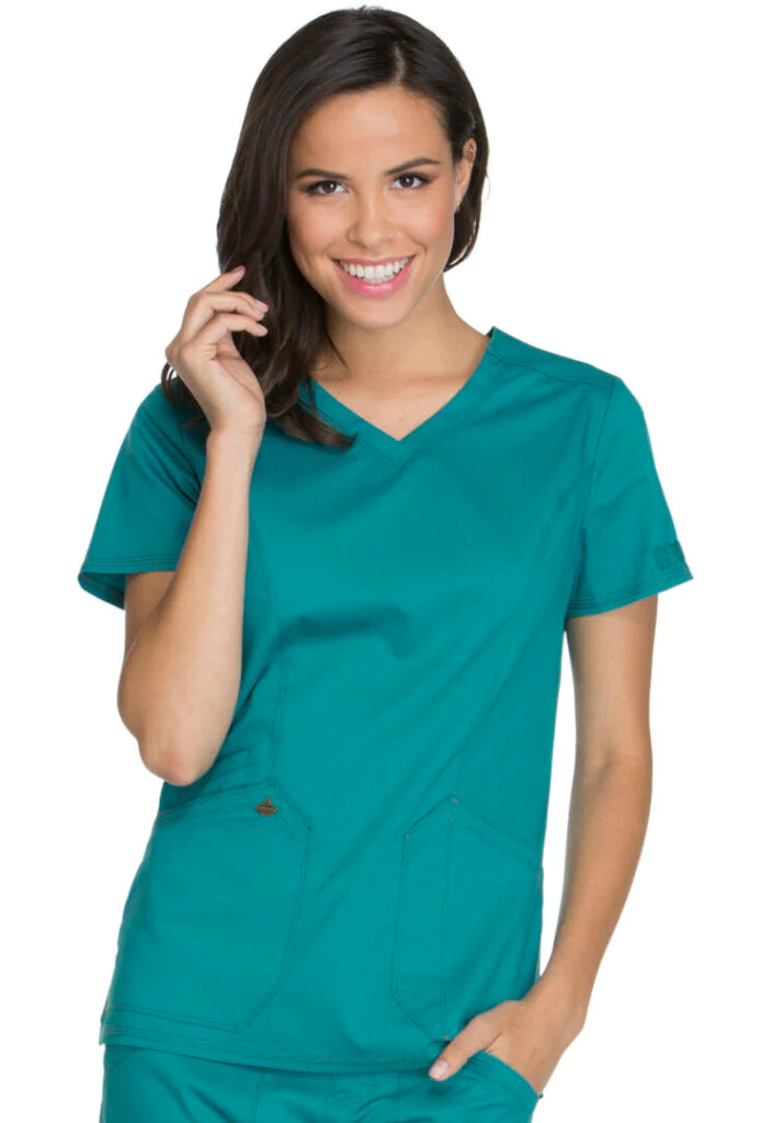 Haut d'hôpital à col en V Essence de Dickies en liquidation