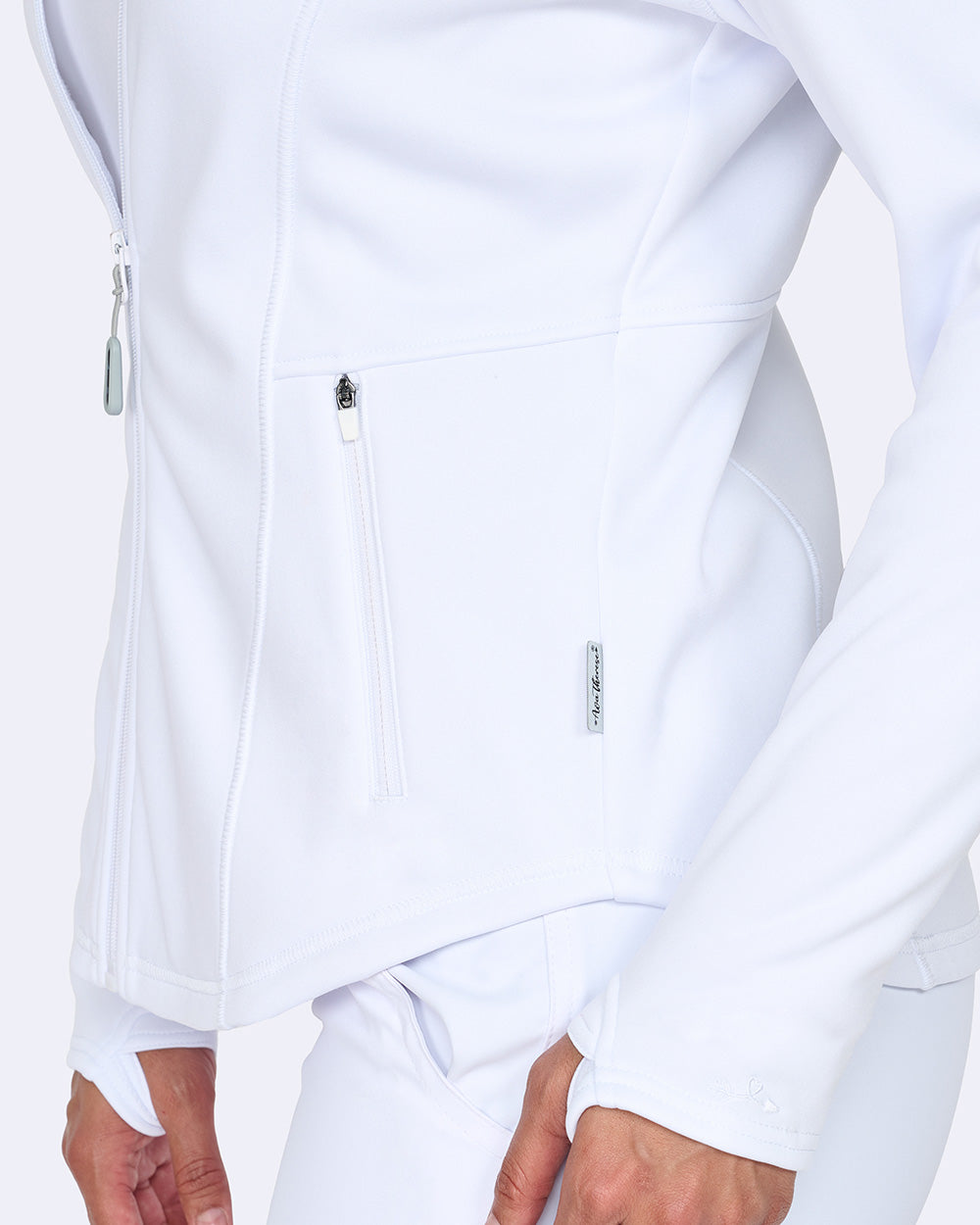 Ava Therese Megan Bonded Fleece Scrub Jacket