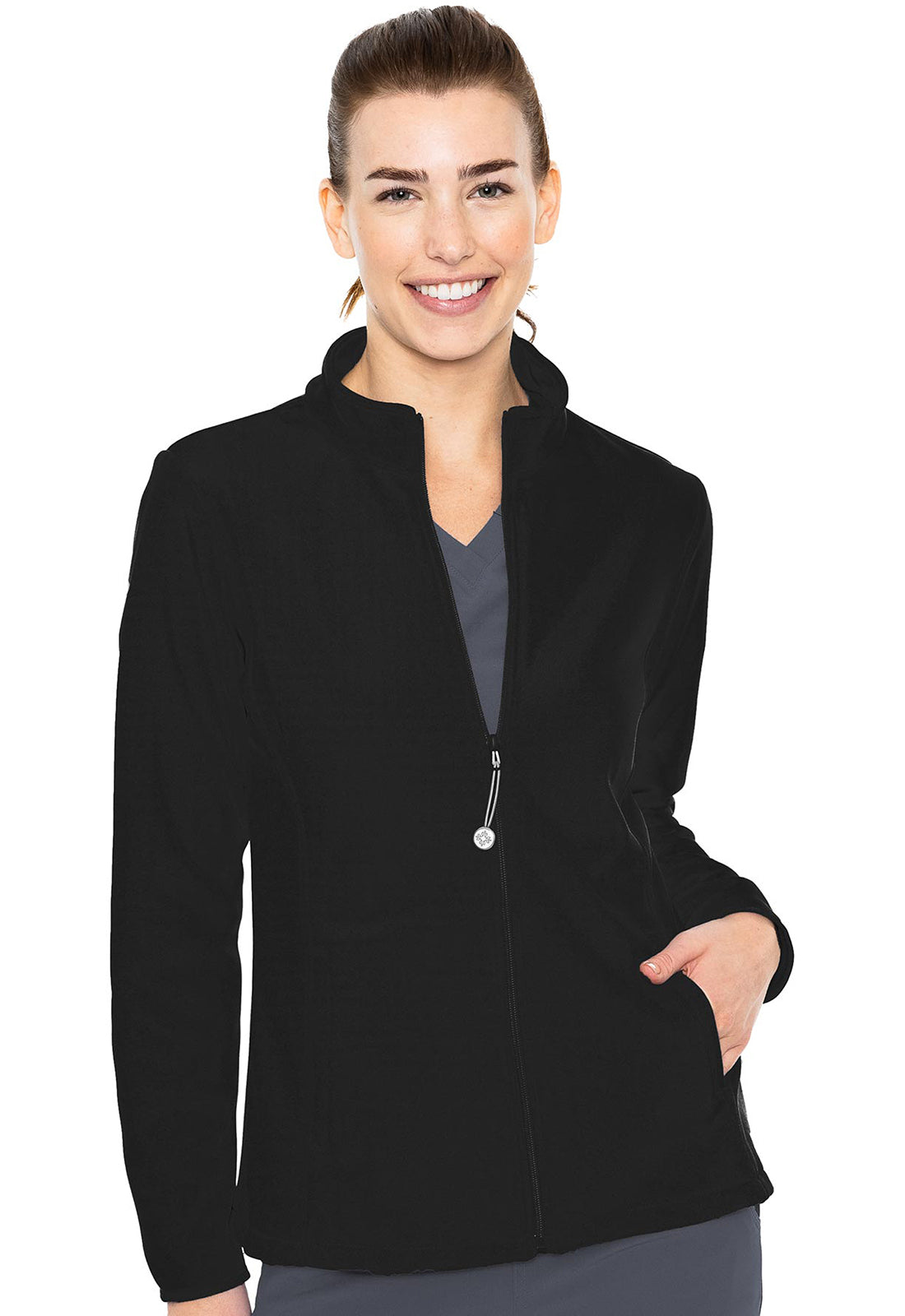 Med Couture Performance Fleece Scrub Jacket