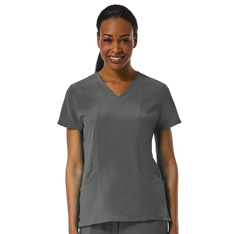 Clearance Maevn Pure Soft 3-Panels V-Neck Scrub Top