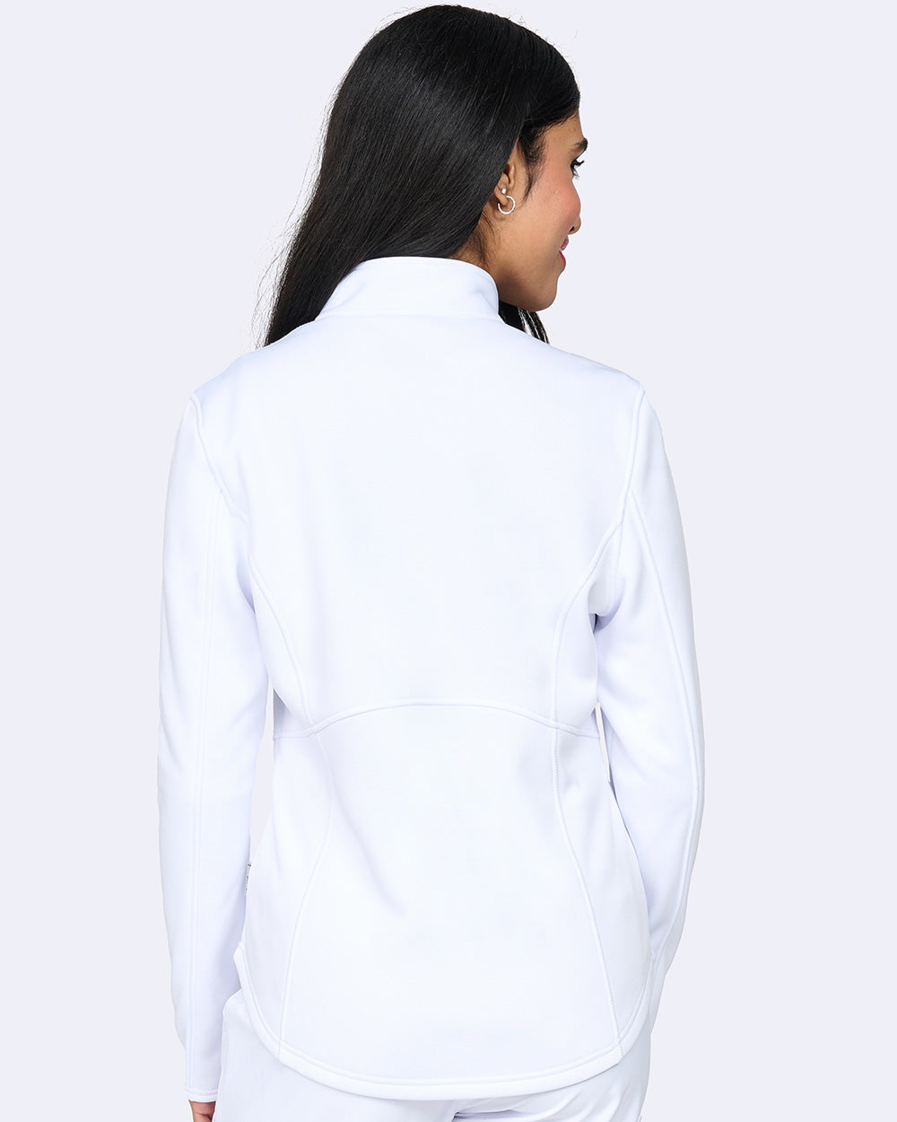 Ava Therese Megan Bonded Fleece Scrub Jacket