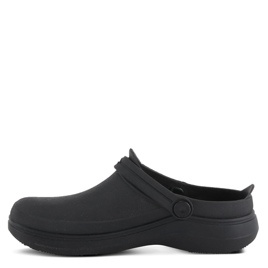 Spring Step Professional Black Avery Clogs