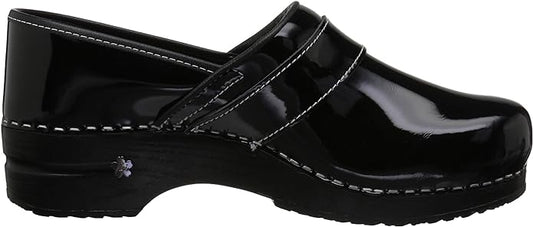 Sanita Black Professional Lindsey Patent Leather Shoes