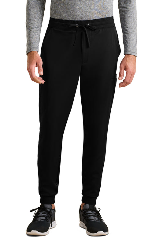 Healing Hands HH Works Mens Rafael Mid Rise Zip Fly Jogger Scrub Pants