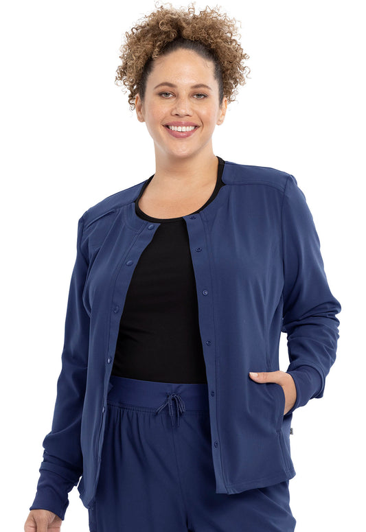 Clearance Cherokee Euphoria Snap Front Scrub Jacket