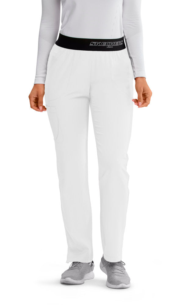 Skechers Vitality Elastic Logo Waistband Scrub Pants