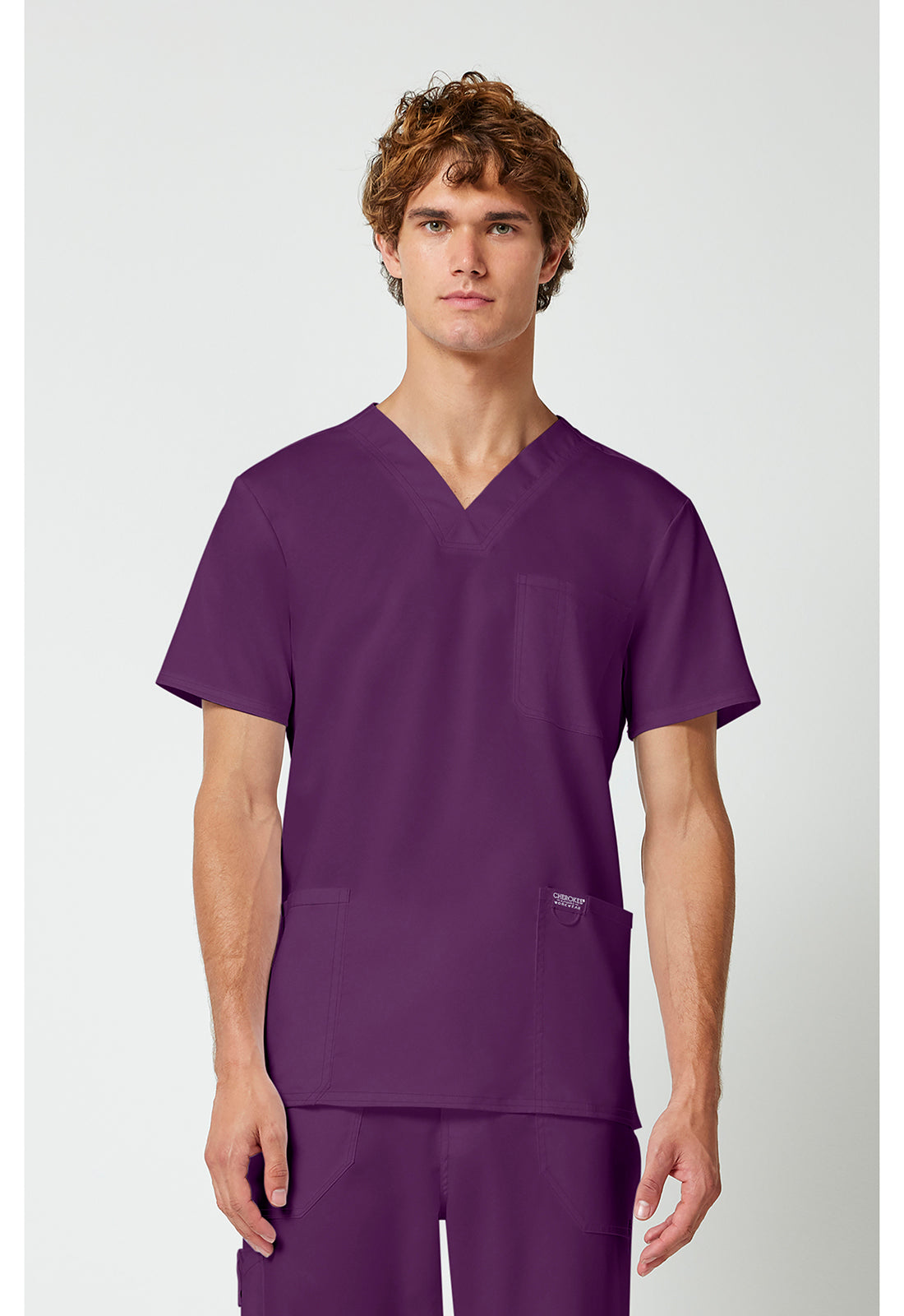 Haut d'hôpital à col en V pour homme Cherokee Workwear Revolution