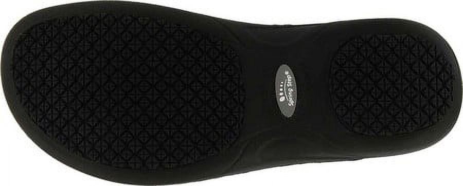 Clearance Spring Step Black Flower Power Manila Shoes