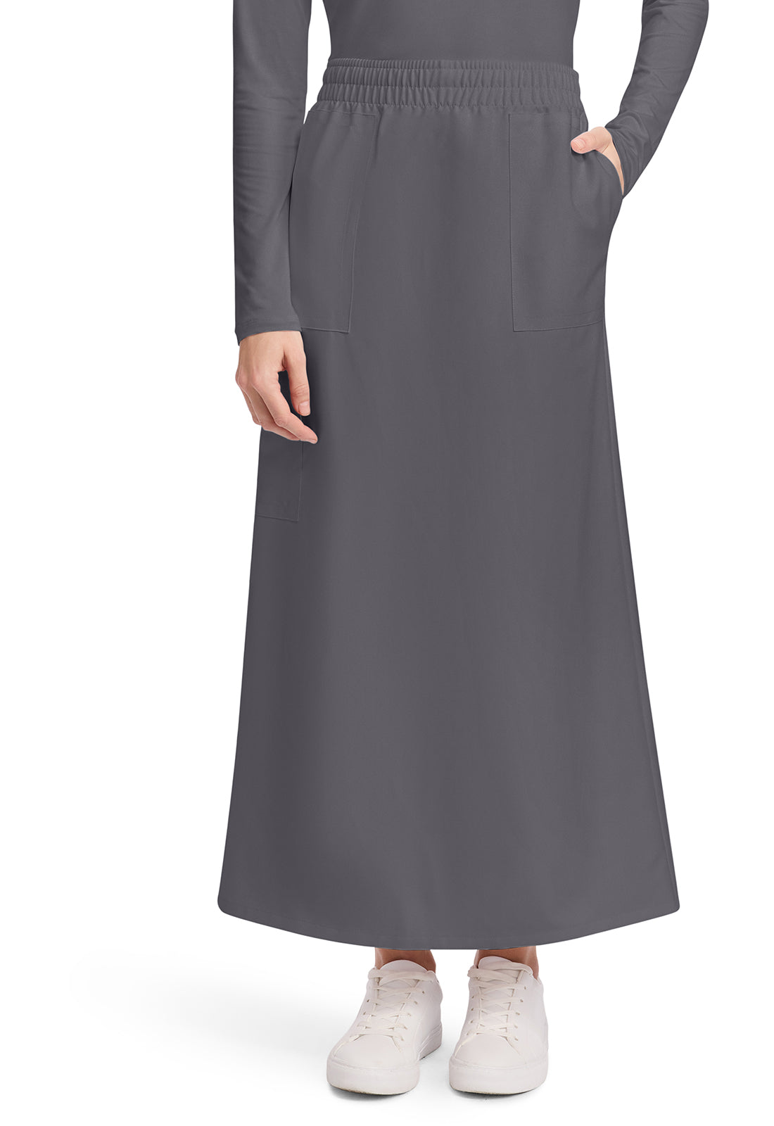 Falda médica Cherokee Workwear Originals Ultra con cintura elástica y 3 bolsillos