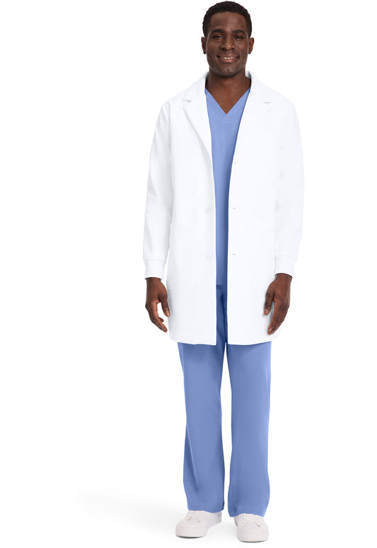 Healing Hands Mens 6-Pocket Dental 36" Lab Coat