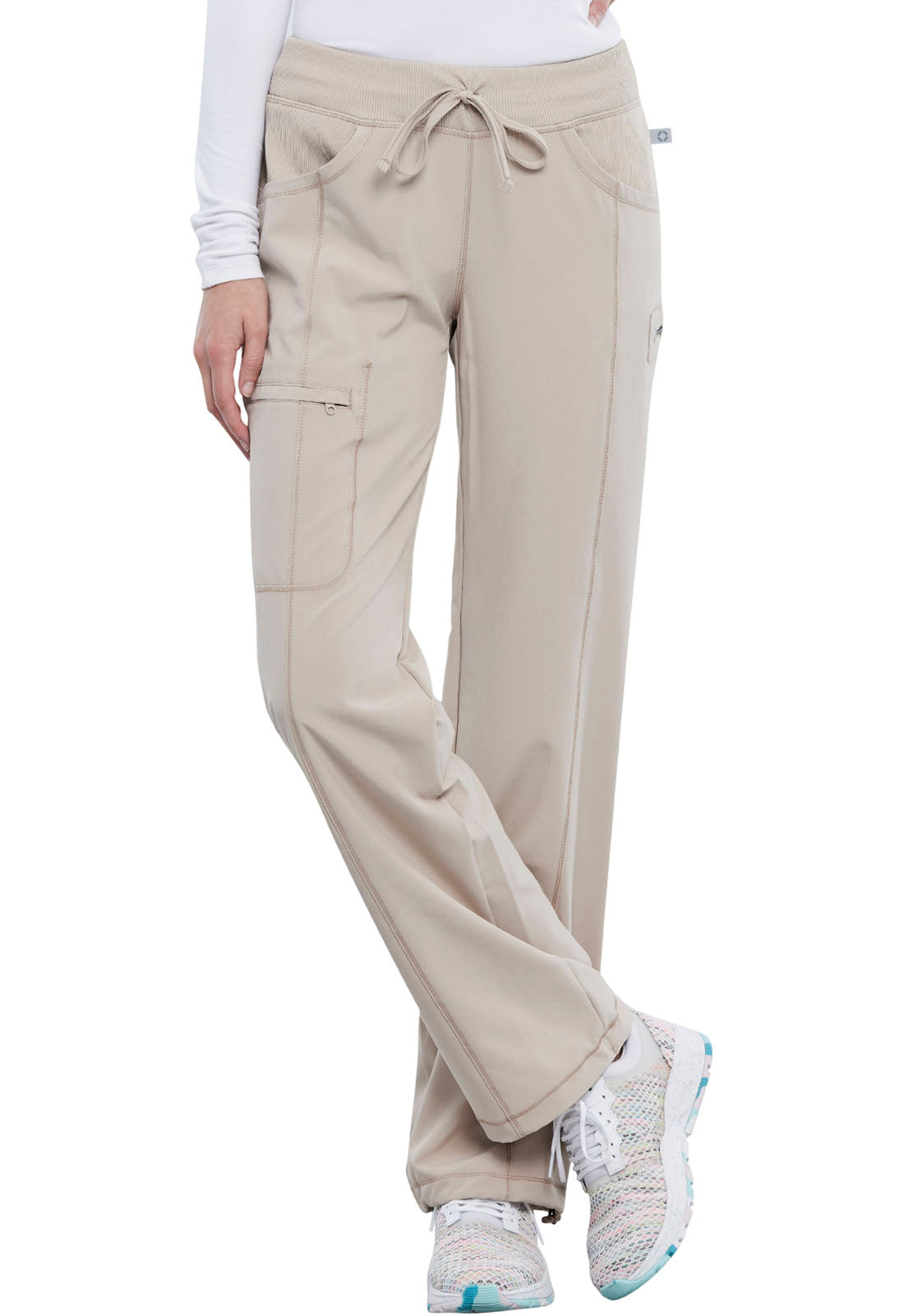Cherokee Infinity Tall Straight Leg Drawstring Scrub Pants
