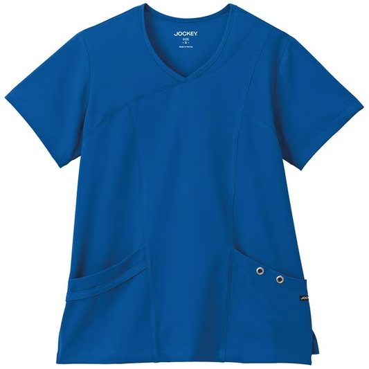Clearance Jockey Asymmetrical Grommet Scrub Top