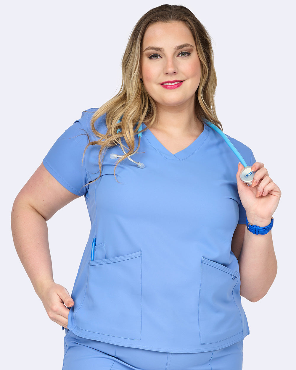 Zavate Studio Focus V-Neck Scrub Top