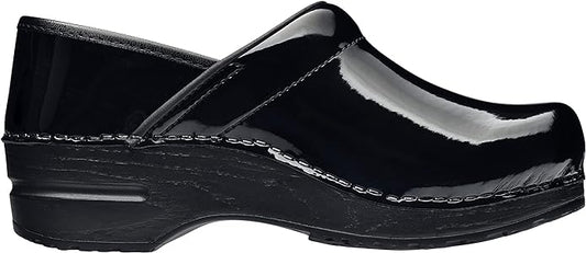 Sanita Black Pro Patent Leather Shoes