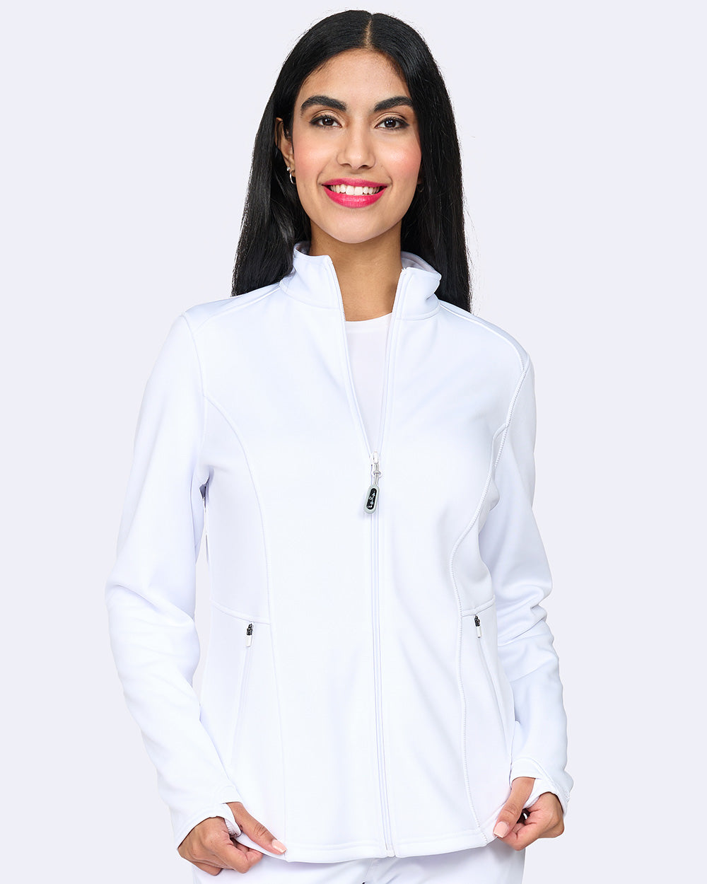 Ava Therese Megan Bonded Fleece Scrub Jacket