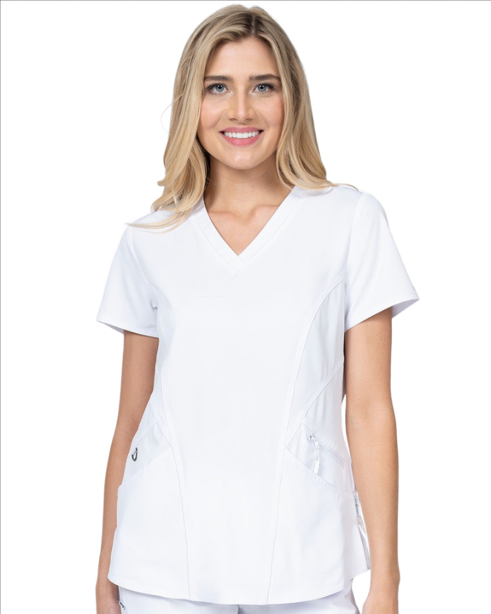 Ava Therese Back Knit Scrub Top