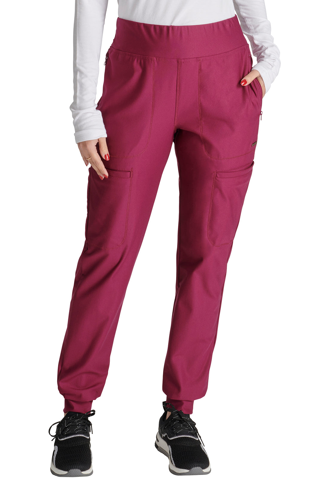 Cherokee Form Tall Mid Rise Tapered Leg Jogger Scrub Pants