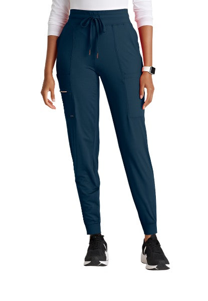 Pantalones médicos Barco One Performance Knit Pro con 5 bolsillos y cordón en la cintura