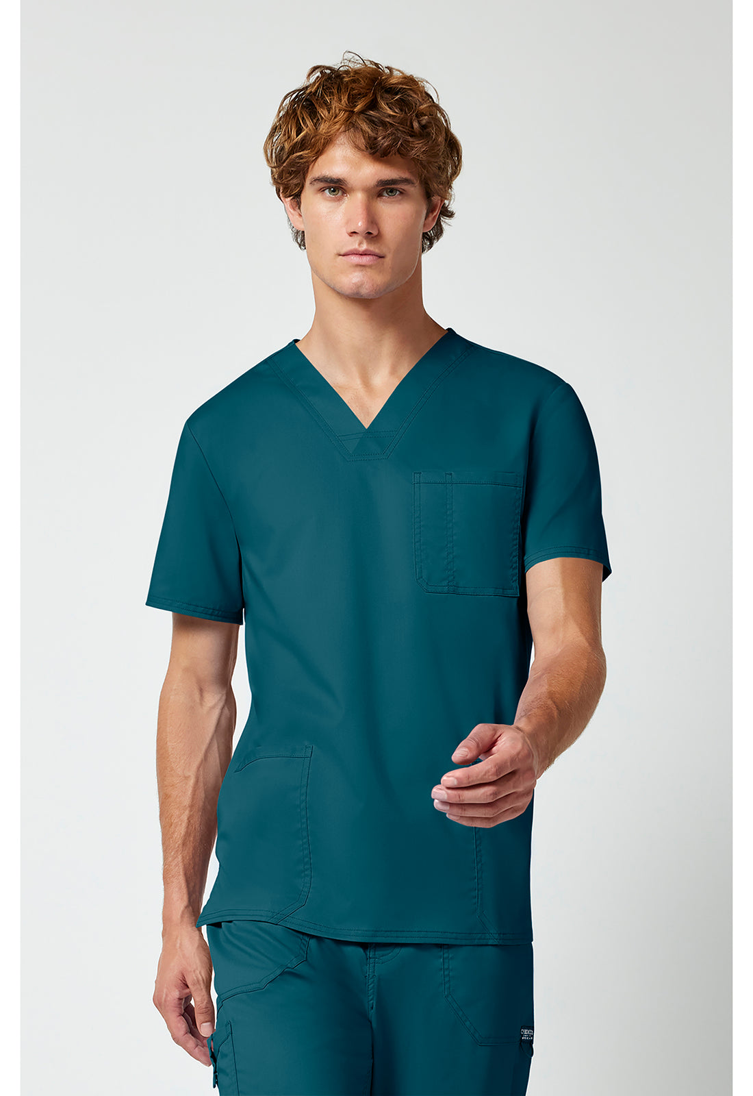 Haut d'hôpital à col en V pour homme Cherokee Workwear Revolution