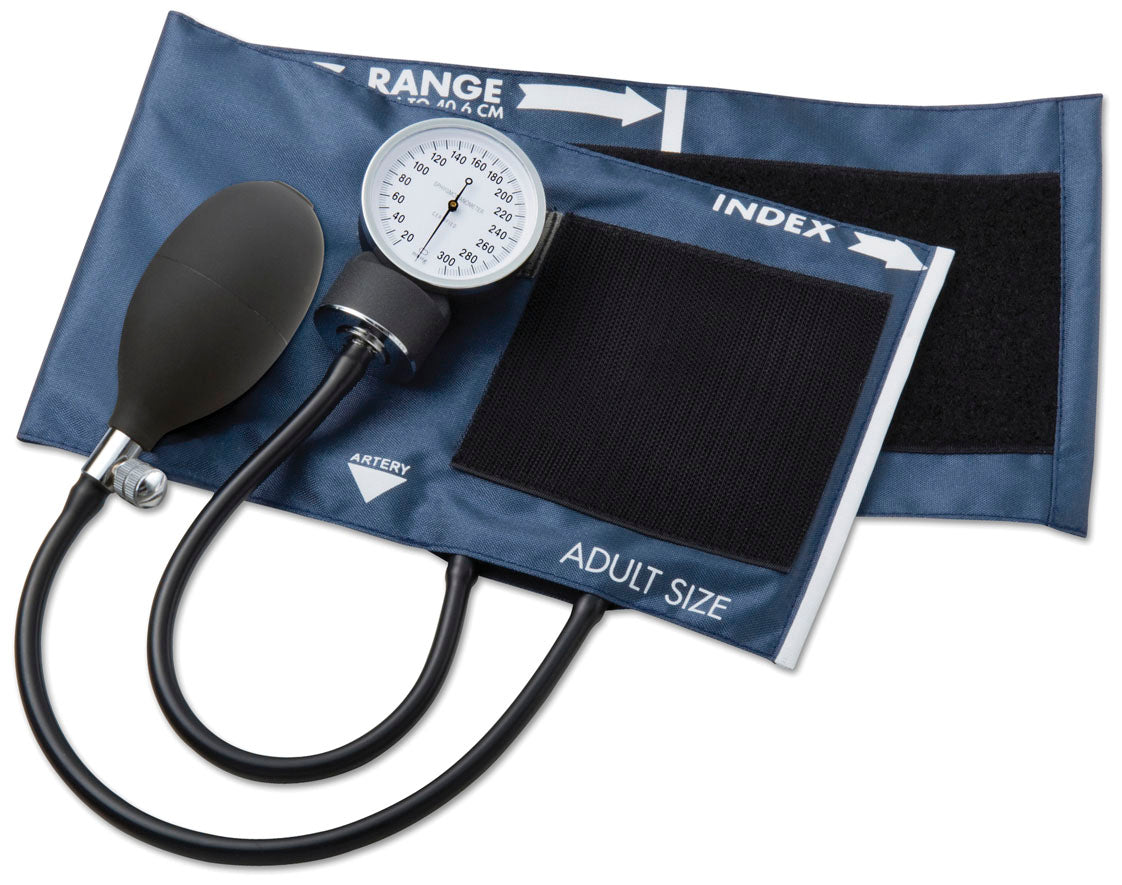 ADC Adult Navy Blue Aneroid Sphygmomanometer