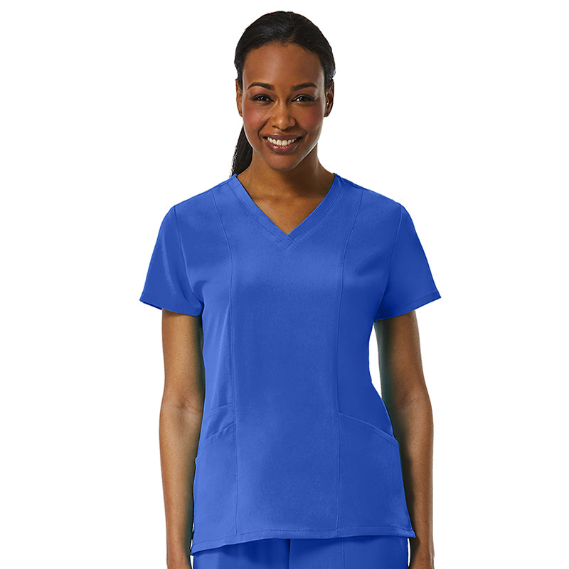 Clearance Maevn Pure Soft 3-Panels V-Neck Scrub Top