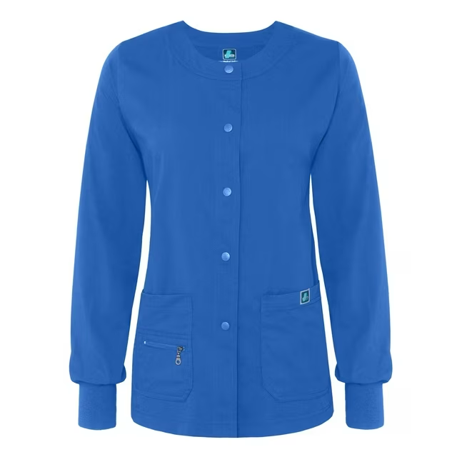 Clearance Adar Indulgence Multi-Pocket Warm-Up Scrub Jacket
