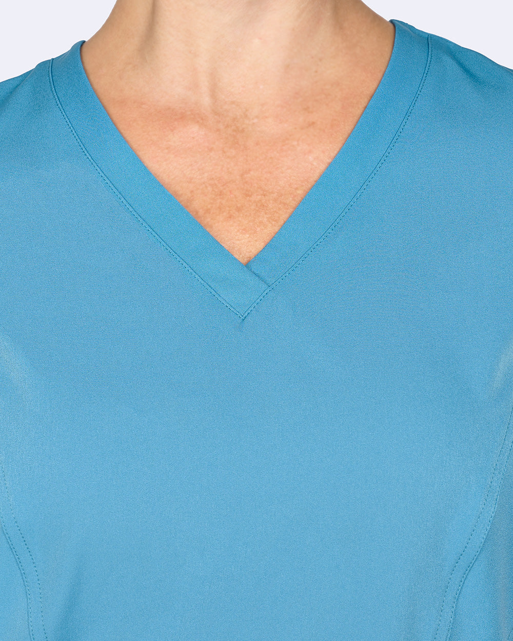 Ava Therese Back Knit Scrub Top