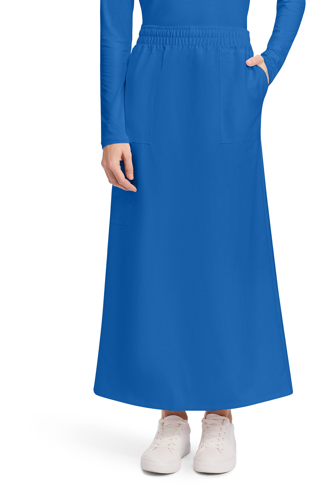 Falda médica Cherokee Workwear Originals Ultra con cintura elástica y 3 bolsillos