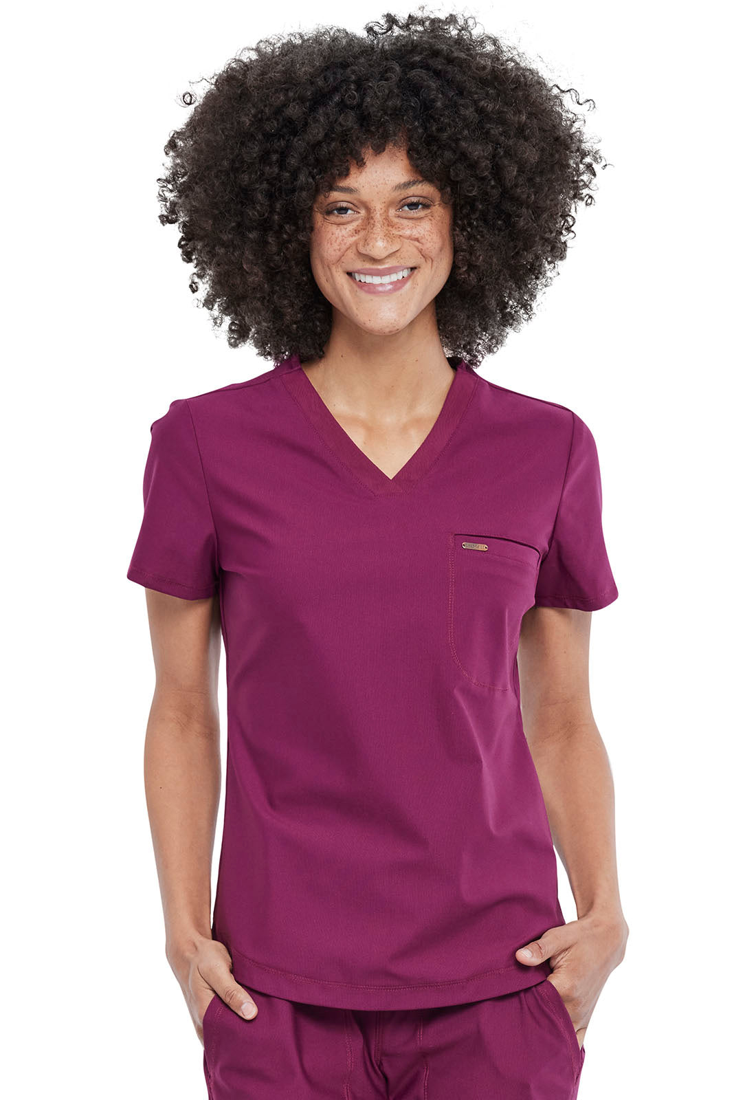 Cherokee Form 1-Pocket Tuck In Scrub Top