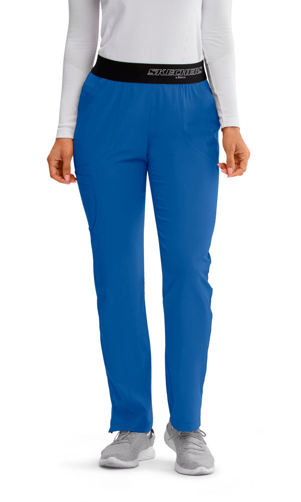 Skechers Vitality Elastic Logo Waistband Scrub Pants