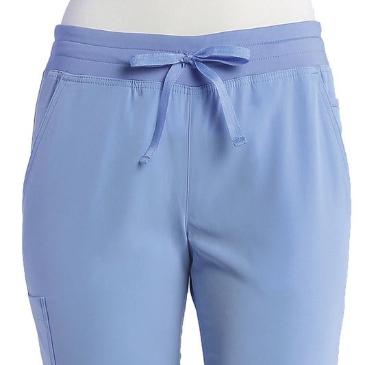 Clearance Maevn Pure Soft Adjustable Flare Yoga Scrub Pants