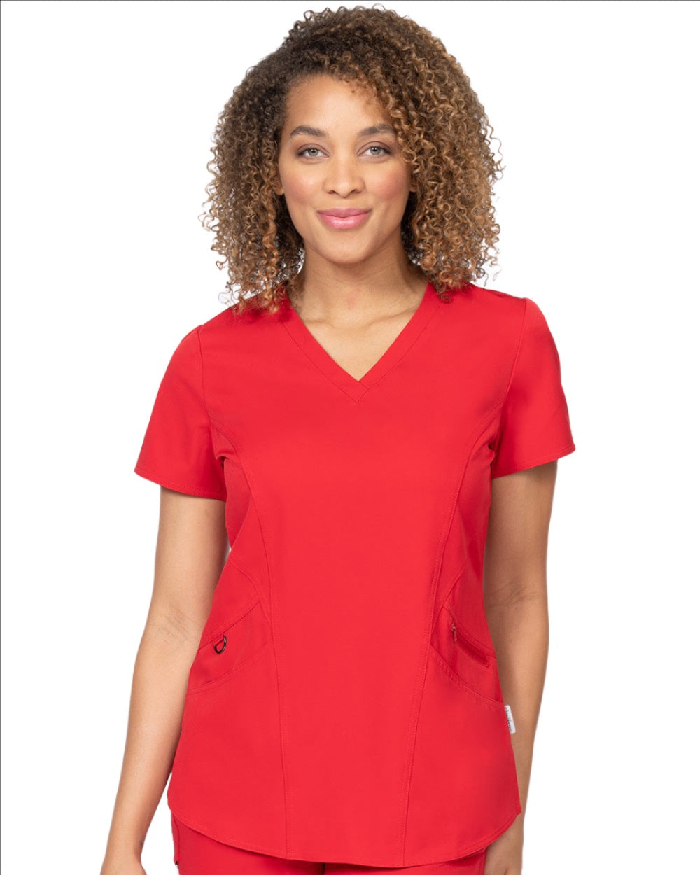 Ava Therese Back Knit Scrub Top