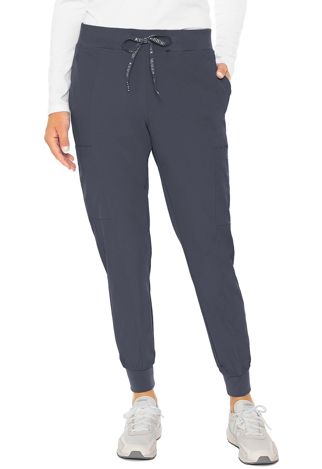 Clearance Med Couture Peaches Seamed Jogger Scrub Pants