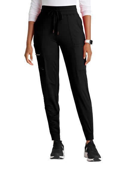 Barco One Performance Knit Tall Pro 5-Pocket Drawcord Waist Jogger Scrub Pants
