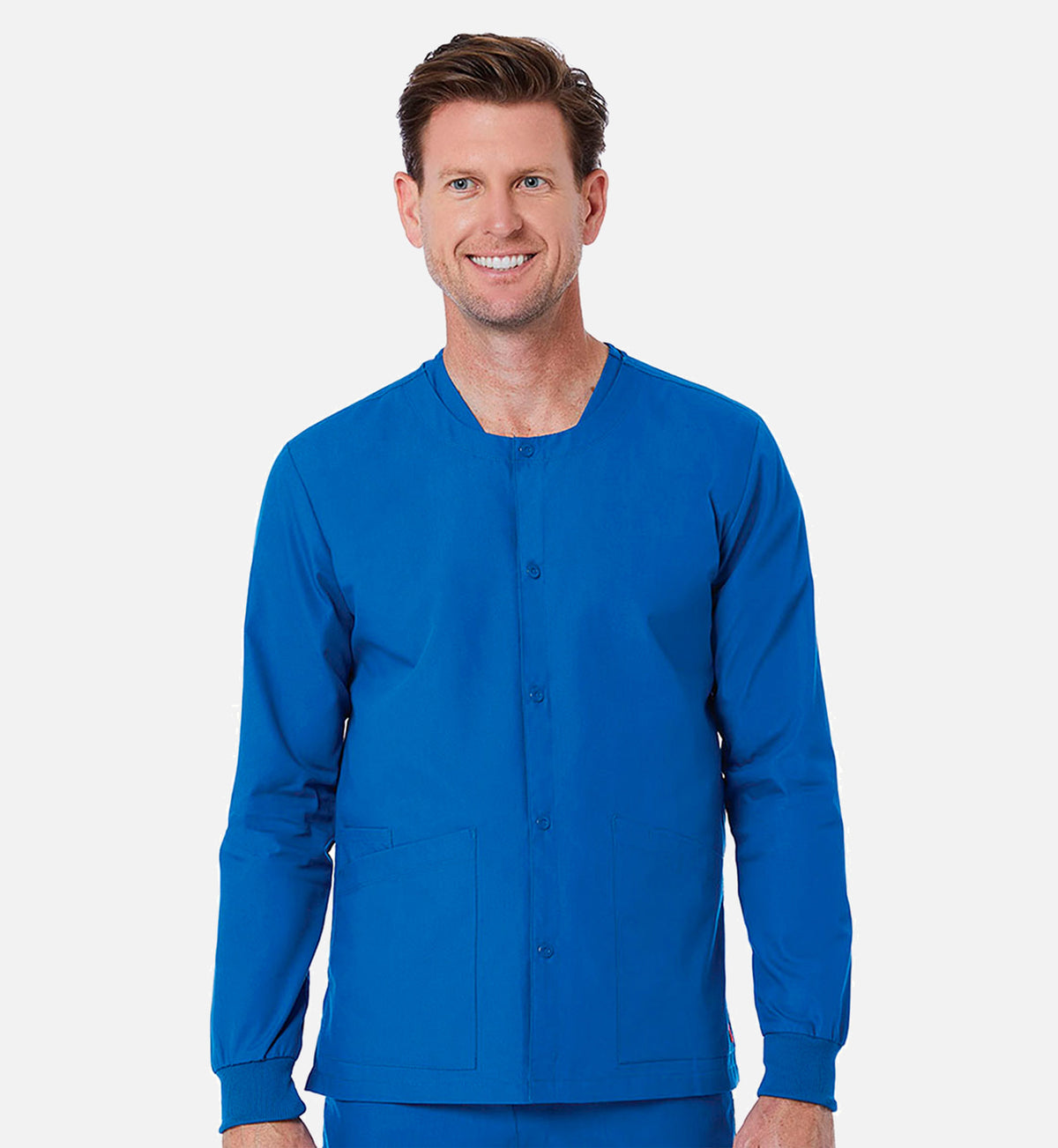 Maevn Red Panda Unisex Snap Scrub Jacket