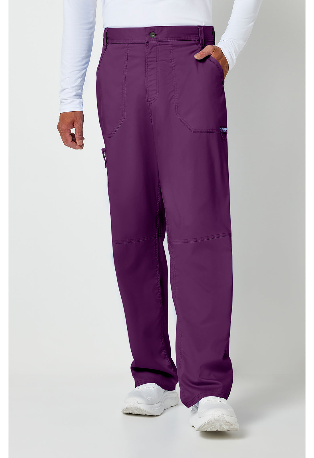 Cherokee Workwear Revolution Mens Fly Front Scrub Pants