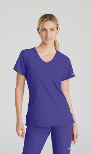 Skechers Reliance Mock Wrap Scrub Top