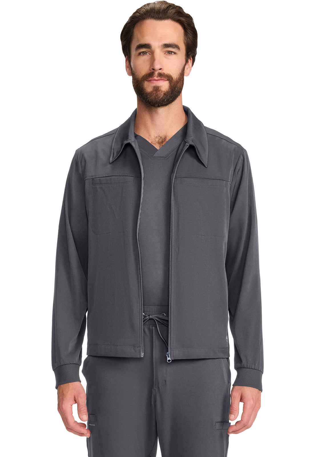 Veste médicale zippée pour homme Healing Hands HH Works