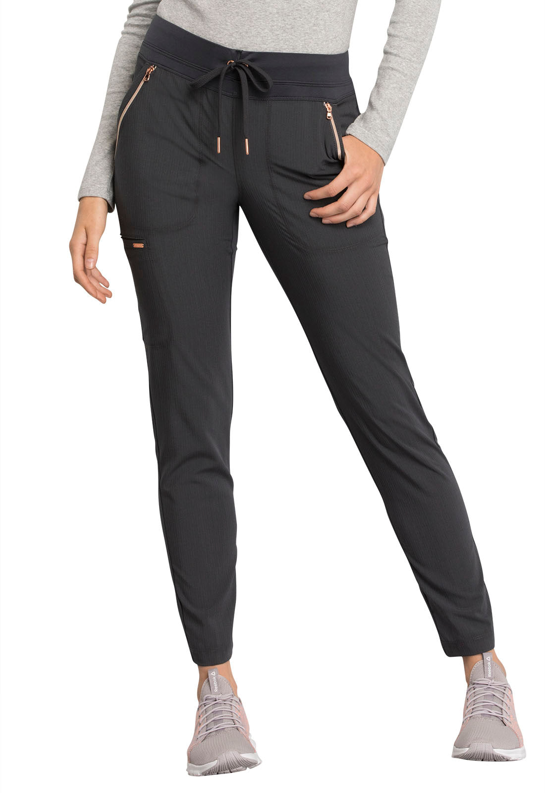 Pantalon d'hôpital Cherokee Statement taille mi-haute fuselé avec cordon de serrage