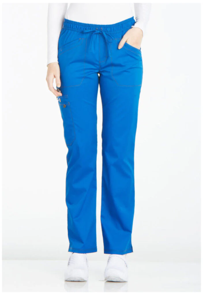 Clearance Dickies Essence Mid Rise Straight Leg Drawstring Scrub Pants