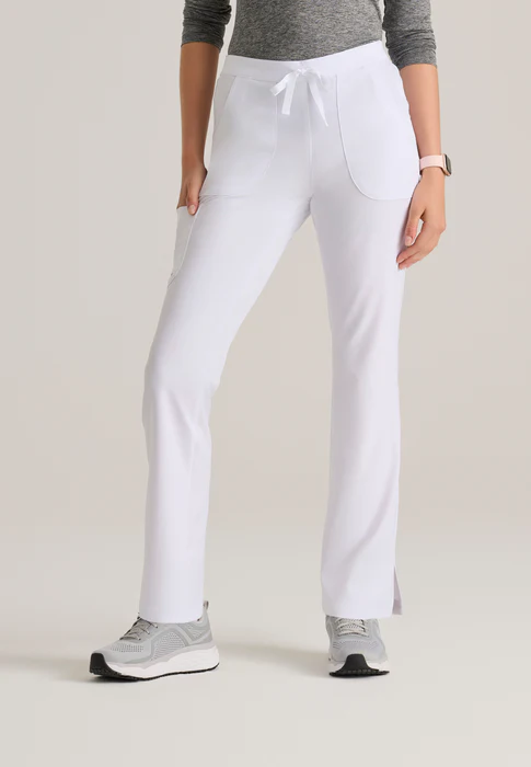 Skechers Reliance 3-Pocket Mid Rise Straight Leg Cargo Drawstring Scrub Pants