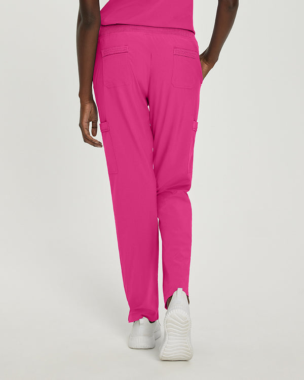 White Cross Fit Comfortable Cargo Scrub Pants