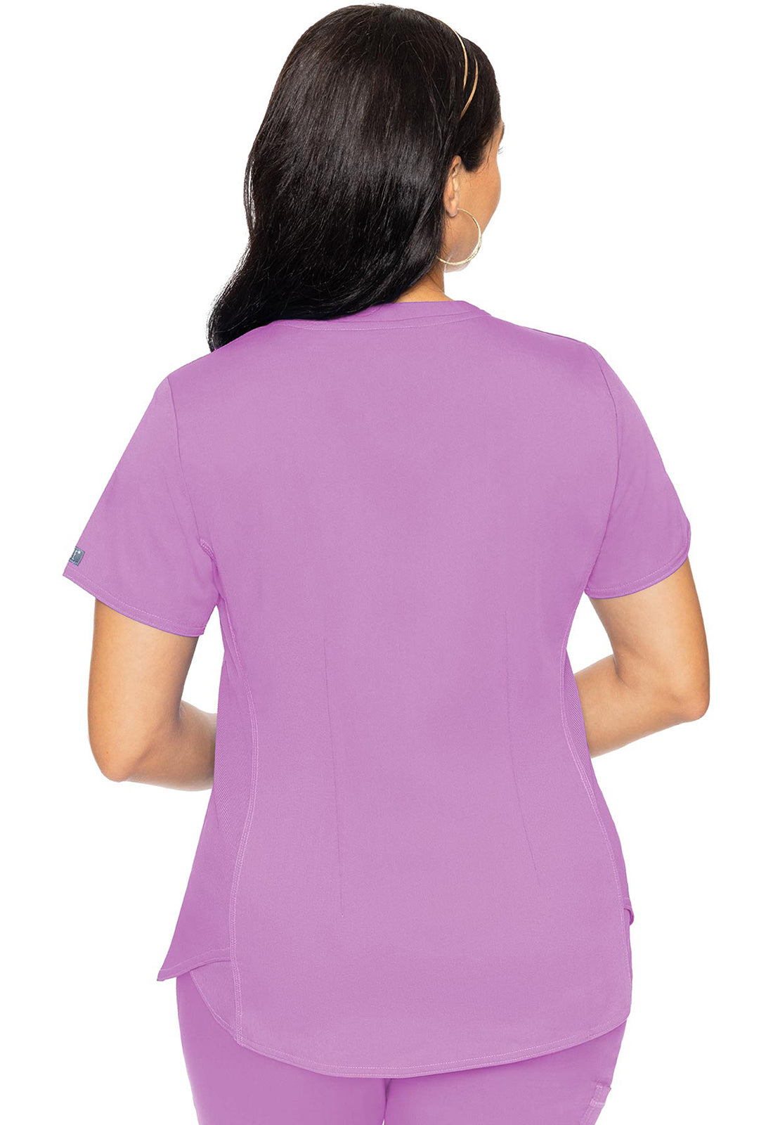 Med Couture Touch V-Neck Shirttail Scrub Top