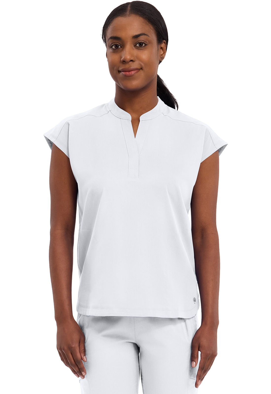 Haut d'uniforme surdimensionné à empiècement Journey de Healing Hands Purple Label