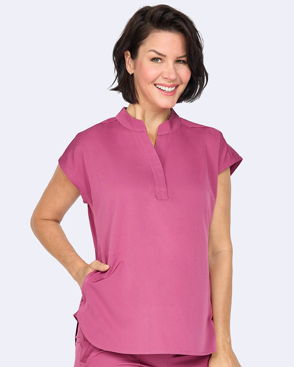 Ava Therese Piper Tuck In Oversized Scrub Top