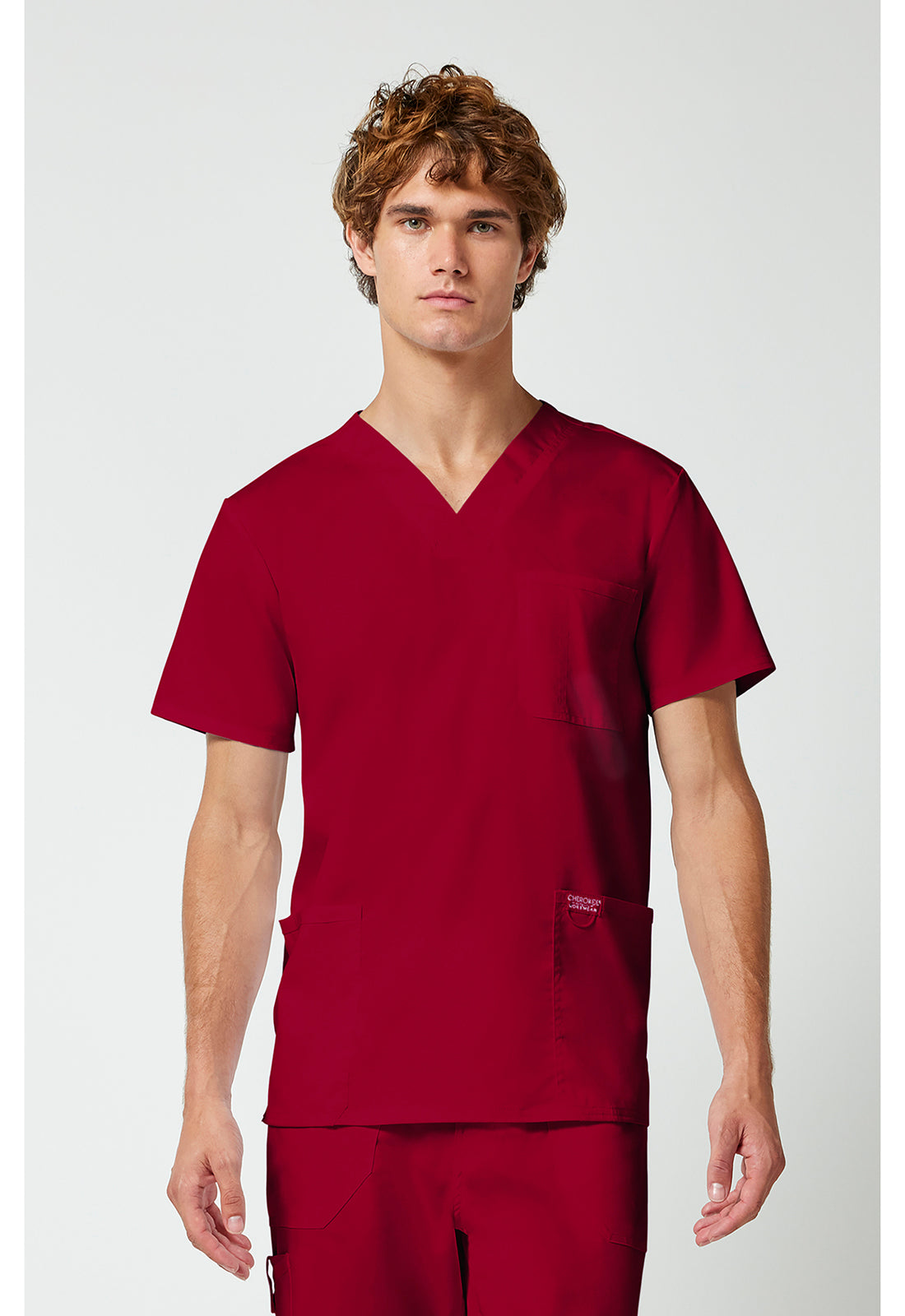 Haut d'hôpital à col en V pour homme Cherokee Workwear Revolution