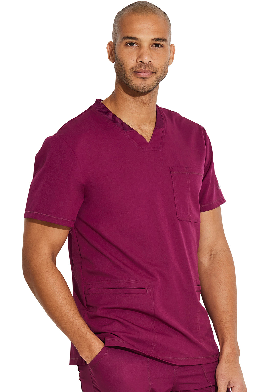 Dickies Dynamix Mens V-Neck Scrub Top